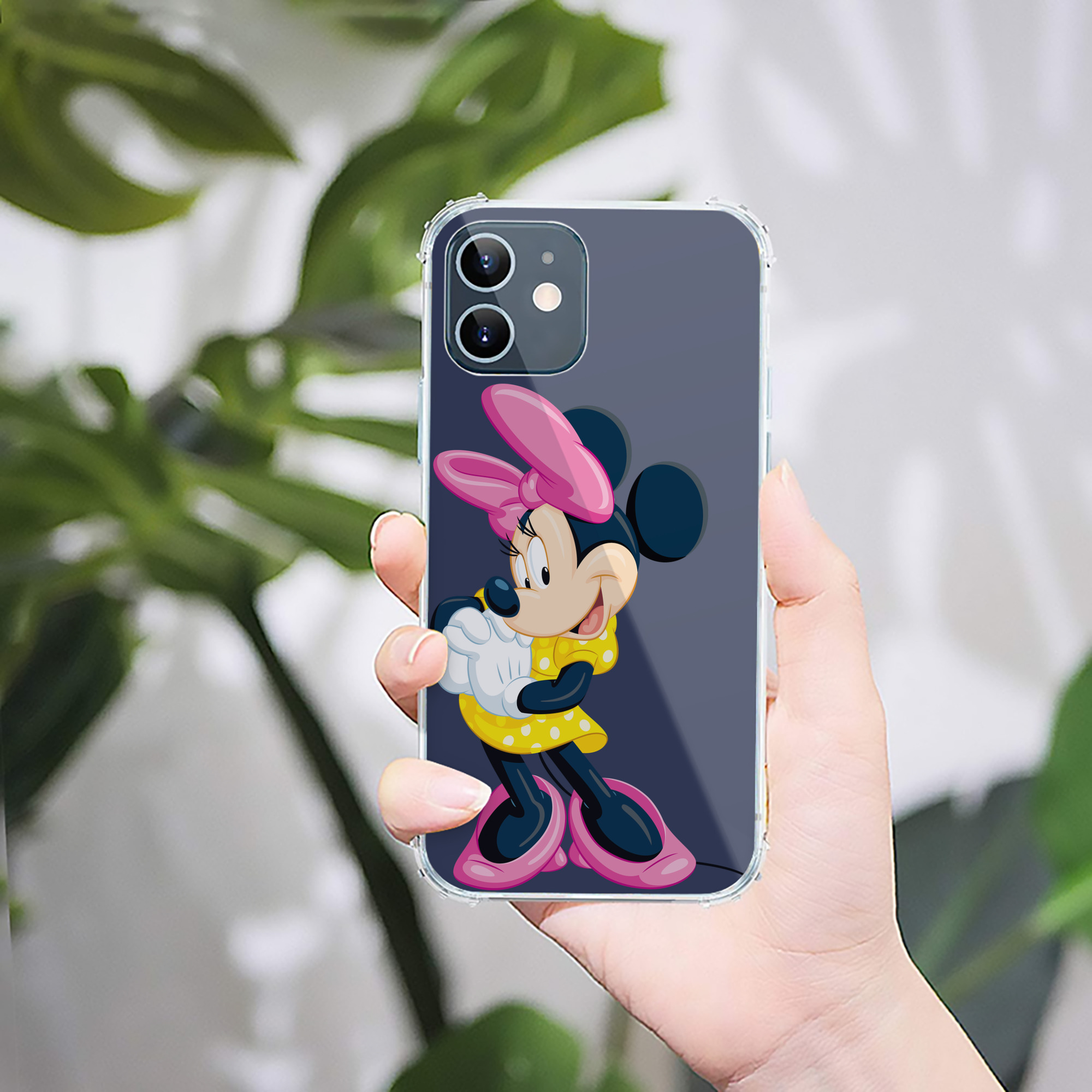 （画像用） ミッキーマウス Mickey Mouse 【iPhone 12シリーズ対応】透明スマホケース（クリアソフトケース）
